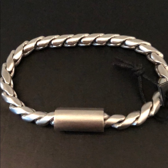 STRUCTURE BY NES Accessories Mens Stainless Steel Chain Link